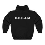 Cream in White Unisex Heavy Blend™ Hooded Sweatshirt
